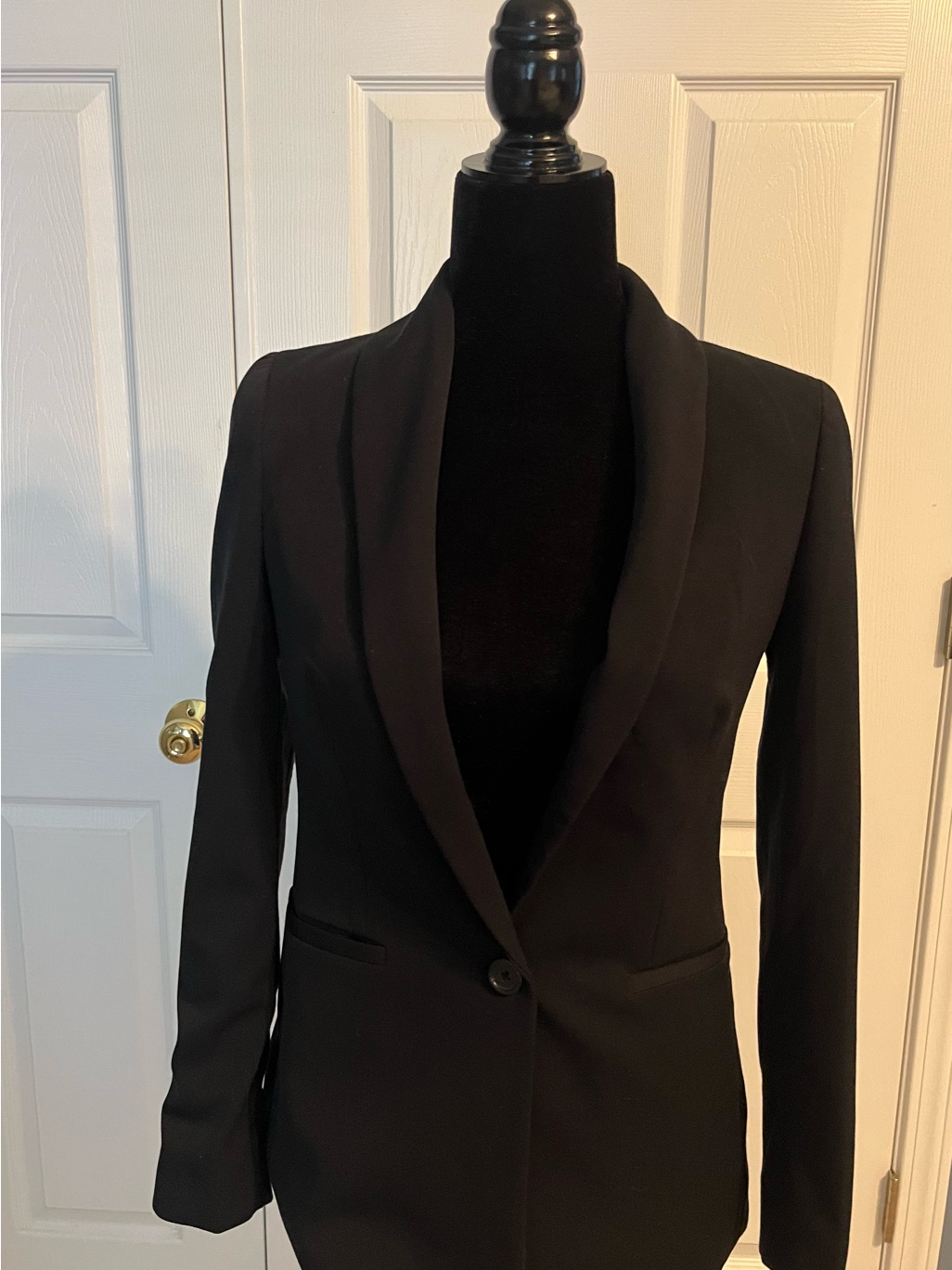 J Crew Women&acirc;s Black Lined Jacket Size 00